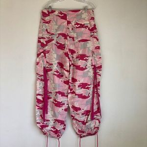 Authentic Early 00’s UFO Raver Pants - Pink Camo